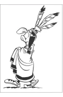 Lucky Luke kleurplaat 24